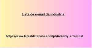 Lista de e-mail da indústria