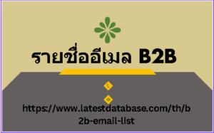 รายชื่ออีเมล B2B